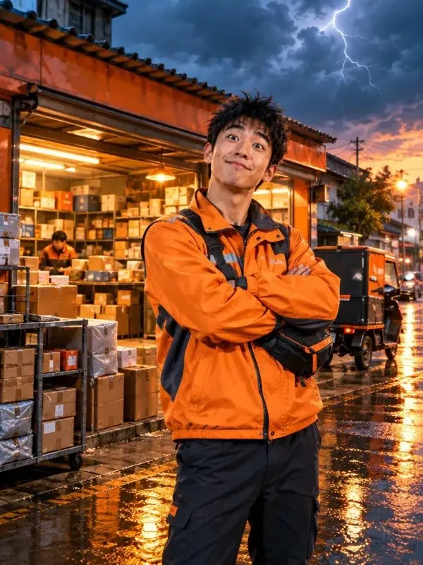 牛郎去送快递了 封面